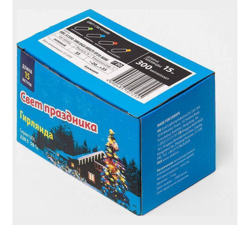 Гирлянда Нить Uniel UDL-S 5 м 50 LED IP20 мультиколор UL-00003946