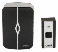 Звонок беспроводной Uniel UDB-015W белый/черный UL-00006434