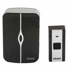 Звонок беспроводной Uniel UDB-015W белый/черный UL-00006434