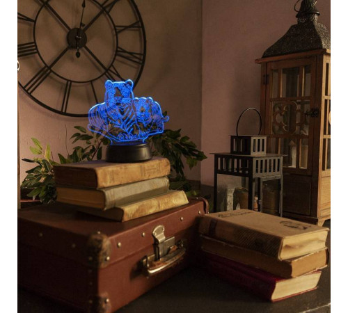 Зверь декоративный Uniel ULI-M508 RGB/3AA TIGER FAMILY/BLACK UL-00008403