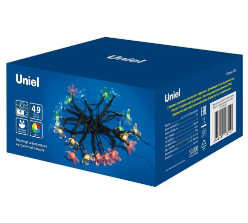 Гирлянда на солнечных батареях Uniel USL-S UL-00009376