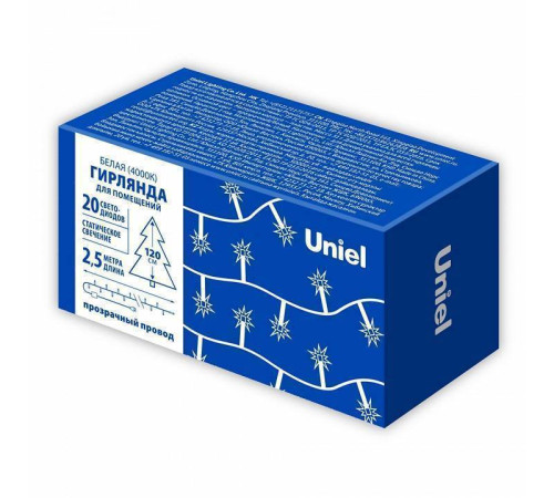 Гирлянда Супернить Uniel ULD-S0500/50 DTA 50 м 500 LED мультиколор UL-00009935