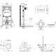 Комплект инсталляция Jacob Delafon с унитазом Struktura сиденьем и клавишей E21747RU-00