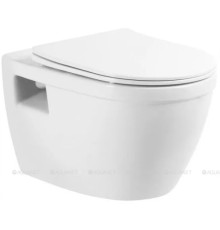 Унитаз подвесной BelBagno Loto 524x366x345 мм с сиденьем BB070CHR/SC