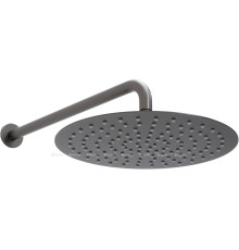 Верхний душ Allen Brau Priority Slim 300 мм с держателем 430 мм графит 5.31A17-MG