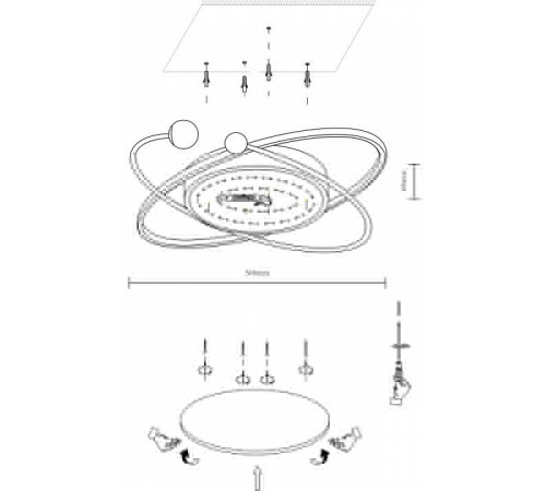 Накладной светильник Velante Velante 435-347-03