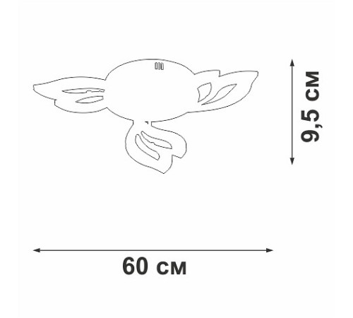 Потолочная люстра Vitaluce V2520 V2520-0/3PL