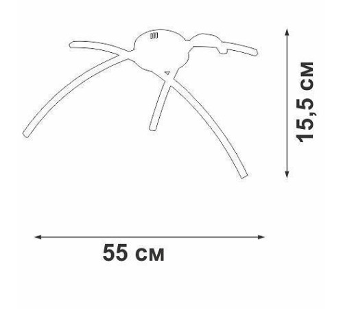Потолочная люстра Vitaluce V2709 V2709-8/3PL