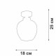 Накладной светильник Vitaluce V3034 V3034-8/1PL