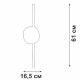 Бра Vitaluce V3040 V3040-0/1A