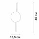 Бра Vitaluce V3041 V3041-0/2A