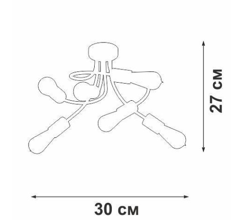 Потолочная люстра Vitaluce V3928 V3928-1/6PL