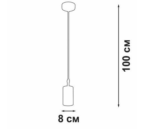 Подвесной светильник Vitaluce V46391 V46391-0/1S