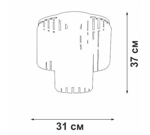 Потолочная люстра Vitaluce V5154 V5154-1/4PL