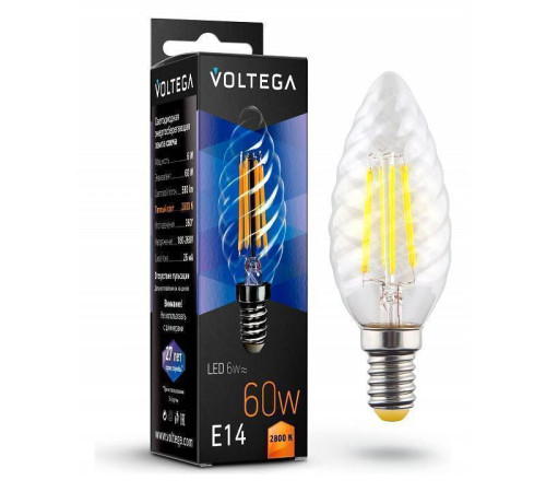 Лампа светодиодная Voltega Candle corn 6W 7027