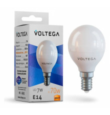 Лампа светодиодная Voltega Globe 7 Вт E27 4000 K 7054