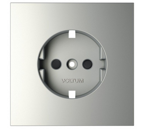 Накладка для розетки с заземлением и со шторками Voltum S70 VLS000705