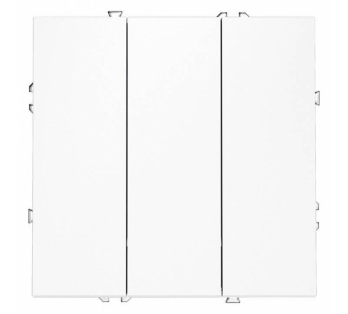 Выключатель трехклавишный без рамки Voltum S70 VLS030102