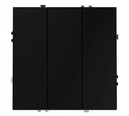 Выключатель трехклавишный без рамки Voltum S70 VLS030108