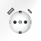 Розетка с заземлением и со шторкой и 2хUSB type A и C, без рамки Voltum S70 VLS040502