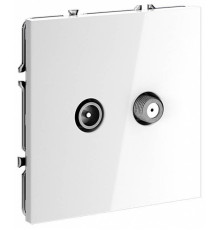 ТВ-розетка и SAT-розетка оконечная без рамки Voltum S70 VLS060401