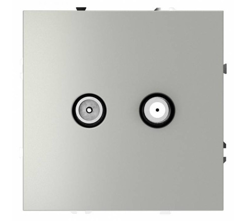 ТВ-розетка и SAT-розетка оконечная без рамки Voltum S70 VLS060405