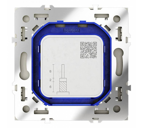 ТВ-розетка и SAT-розетка оконечная без рамки Voltum S70 VLS060405