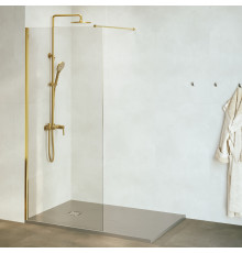 Душевая перегородка RGW WA-002G 1200x1950 мм золото прозрачное стекло 35100212-16