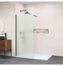 Душевая перегородка RGW WA-010B 1000x1950 мм матовое стекло черный 351001010-24