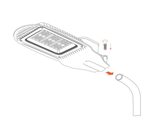 Консольный светильник WoltaPRO ДКУ04-100-112-5К ШБ140х60