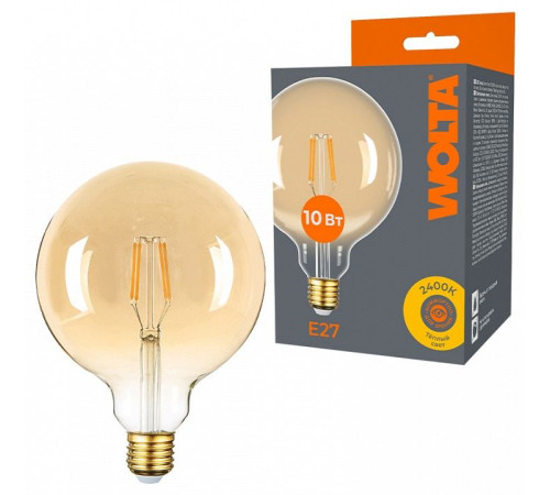 Лампа светодиодная Wolta WF-G125-10W2.4KE27