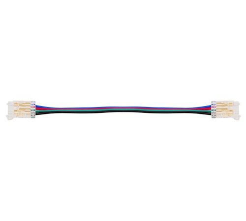 Соединитель с проводом универсальный Wolta WLS-4PIN-RGB-10MM-2