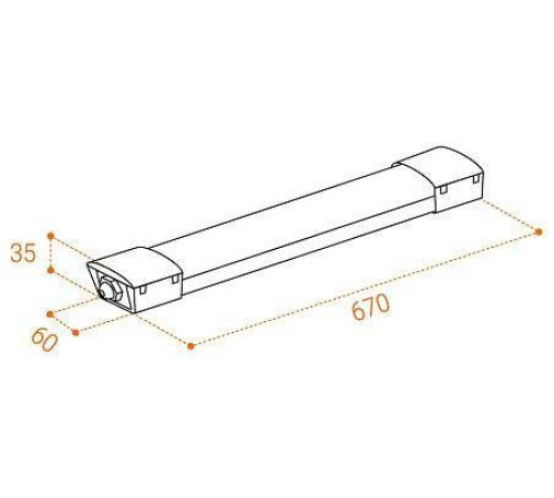 Накладной светильник Wolta WPL18-6.5K60-01