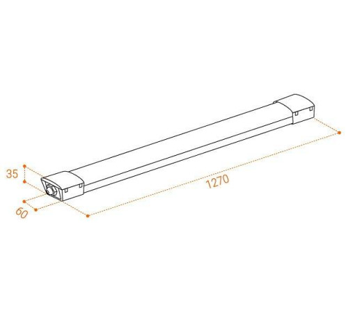 Накладной светильник Wolta WPL36-4K120-01