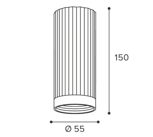 Накладной светильник Wolta LUXOR WSL-GU10/19G