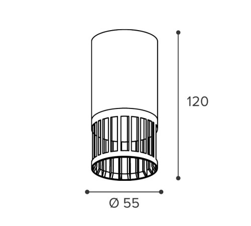 Накладной светильник Wolta PORTA WSL-GU10/19W