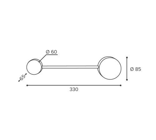 Накладной светильник Wolta Molecule WSL-GX53/13ST