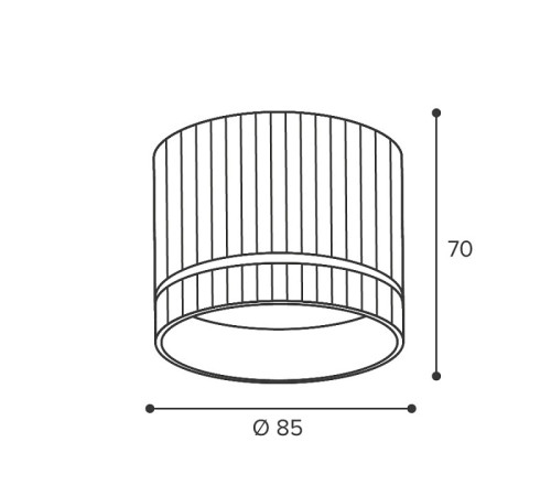 Накладной светильник Wolta NIMB WSL-GX53/18BG