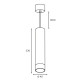 Подвесной светильник Wolta Petite WSL-MR11/P15BG