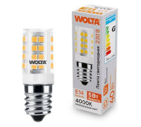 Лампа светодиодная Wolta  E14 5Вт 4000K WSTD-JCD-5W4KE14-C