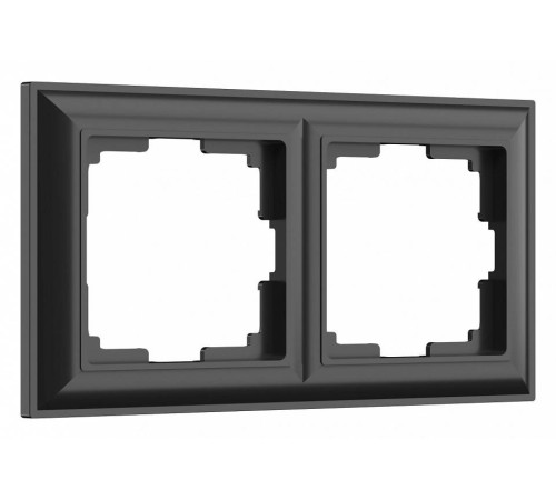 Рамка на 2 поста Werkel черный матовый W0022208