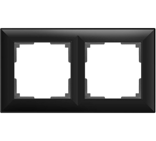 Рамка на 2 поста Werkel черный матовый W0022208