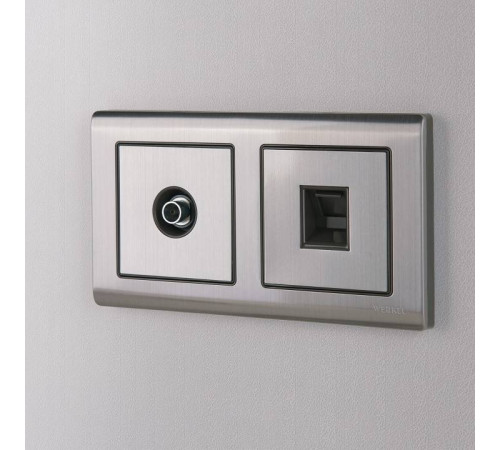 Розетка Ethernet RJ-45 без рамки Werkel W118 2 W1181002