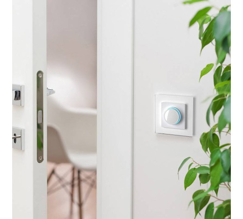 Диммер с подсветкой без рамки Werkel белый W1142101