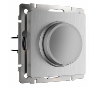 Диммер без рамки Werkel cеребряный рифленый W1142009