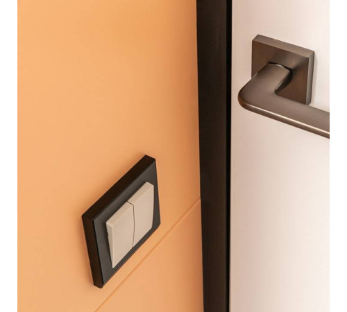 Выключатель двухклавишный без рамки Werkel Слоновая кость W1120003