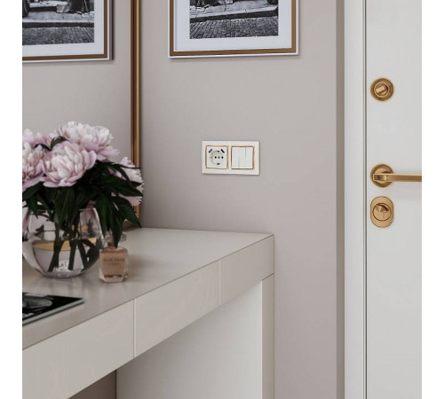 Клавиши для выключателя трехклавишного Werkel слоновая кость W1130003