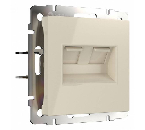 Розетка Ethernet RJ-45 без рамки Werkel слоновая кость W1181103