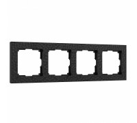 Рамка на 4 поста Werkel Hammer W0042408 (черный)