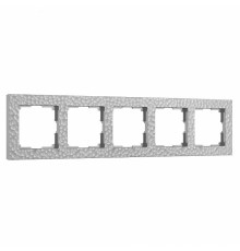 Рамка на 5 постов Werkel Hammer W0052406 (серебряный)